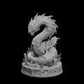 Tượng Thần Rắn Biển Vực Thẳm – Abyssal Sea Serpent Idol - Thumbnail 2