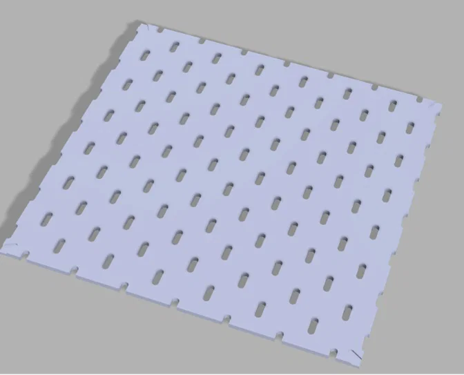 Bảng treo đồ IKEA Skadis 280mm in 3D tối ưu diện tích - Image 1