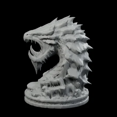 Glacier Maw Leviathan – Tượng Leviathan Băng Trồi Lên Từ Bệ Thờ