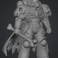 Mô hình 3D Cubone Space Marine độc lạ cho người yêu thích Warhammer - Thumbnail 1