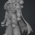Mô hình 3D Cubone Space Marine độc lạ cho người yêu thích Warhammer - Thumbnail 2
