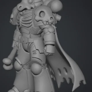Mô hình 3D Cubone Space Marine độc lạ cho người yêu thích Warhammer