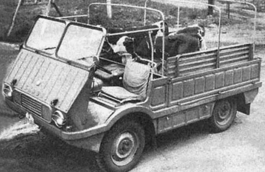 Mô hình in 3D xe cổ Škoda 998 Agromobil 1962 địa hình - Image 9