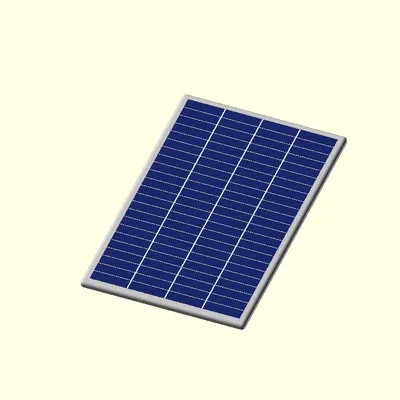 Mô hình tấm pin năng lượng mặt trời tùy chỉnh (Solar Panel Model)