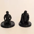 Mô hình nhân vật phiêu lưu DnD tư thế quỳ gối cho game nhập vai - Thumbnail 3