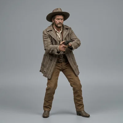 Mô hình 3D nhân vật Tuco (Eli Wallach) trong phim Thiện, Ác, Tà
