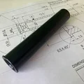 Insert ống cổ phuộc nhôm dán (bonded) cho phuộc carbon - Thumbnail 1