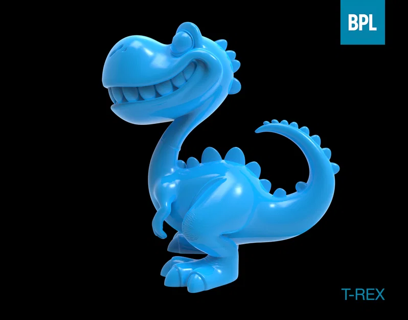 Mô hình khủng long T-Rex dễ thương in 3D trang trí - Image 2