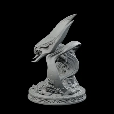 Tượng Thần Cá Đuối Drowned Moon Manta Idol