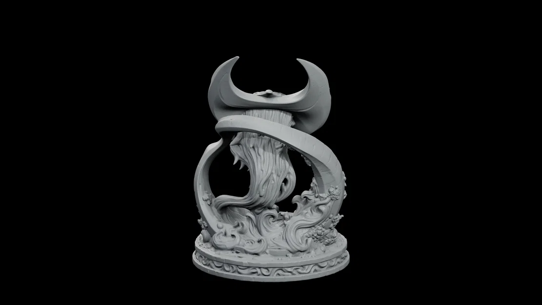 Tượng Thần Cá Đuối Drowned Moon Manta Idol - Image 4