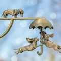 Mô hình 3D chú chó Dachshund đu dù trang trí sân vườn độc đáo - Thumbnail 2