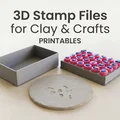 Bộ stamp in 3D cho đất sét & playdough (24 món) – yêu cầu nozzle 0.2 mm - Thumbnail 1