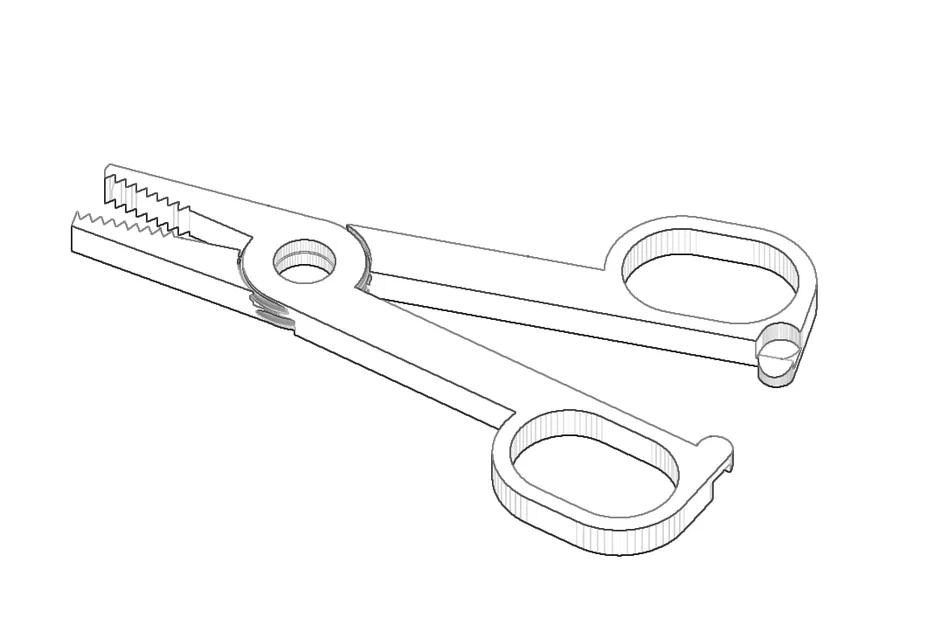 Hemostat gồm hai phần giống hệt nhau - Image 5