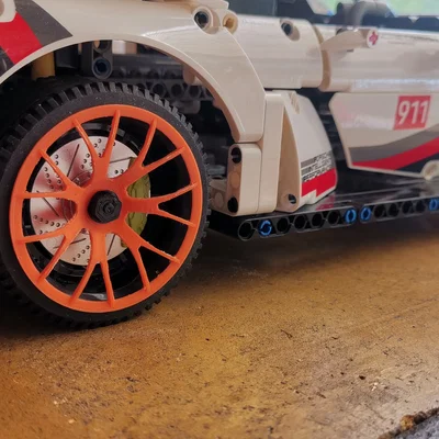 Mâm xe kiểu BBS 56mm in 3D nâng cấp cho LEGO Technic