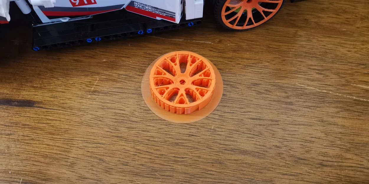 Mâm xe kiểu BBS 56mm in 3D nâng cấp cho LEGO Technic - Image 2