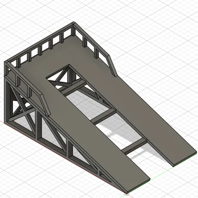 Dốc trưng bày xe cho tỉ lệ 1/24 và 1/32