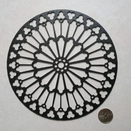 Mô hình Cửa sổ Hoa hồng Nhà thờ Đức Bà Paris (Rose Window) - In 3D - Image 1