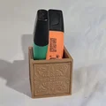 Hộp đựng bút họa tiết chạm khắc gỗ in 3D tinh tế - Thumbnail 4