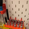 Khay treo IKEA Skadis giữ đầu tuýp 1/4 (12 khe) - Thumbnail 1