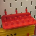 Khay treo IKEA Skadis giữ đầu tuýp 1/4 (12 khe) - Thumbnail 2