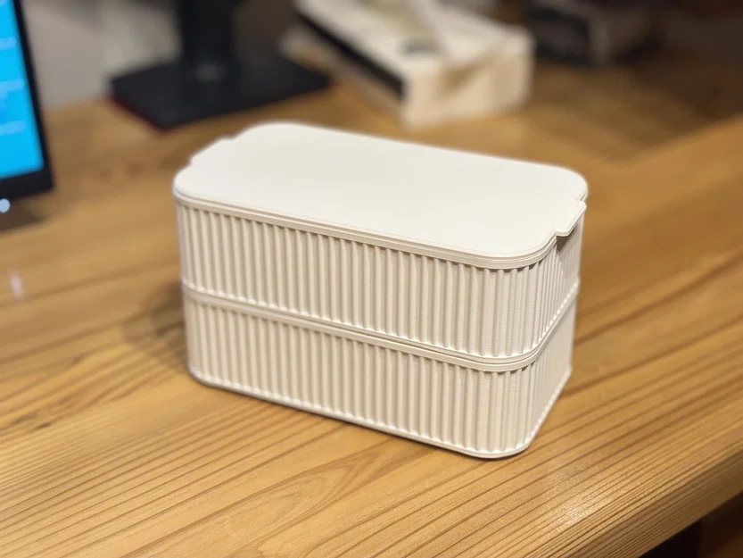Khay Xếp Chồng 2 Ngăn (2-Compartment Stackable Tray) - Image 1
