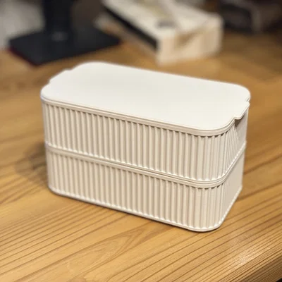 Khay Xếp Chồng 2 Ngăn (2-Compartment Stackable Tray)