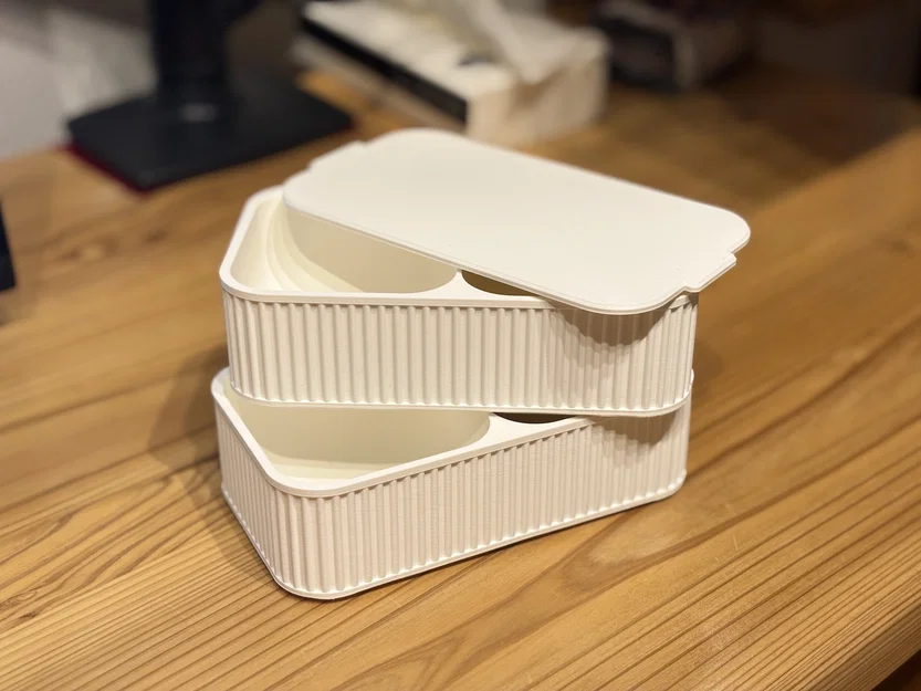 Khay Xếp Chồng 2 Ngăn (2-Compartment Stackable Tray) - Image 3