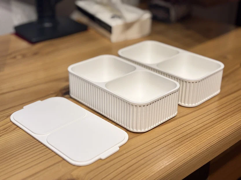 Khay Xếp Chồng 2 Ngăn (2-Compartment Stackable Tray) - Image 8