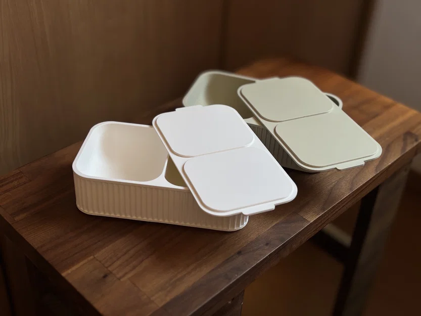 Khay Xếp Chồng 2 Ngăn (2-Compartment Stackable Tray) - Image 16