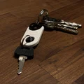 Đầu nối móc khóa Snap Fit (Snap Fit Keychain Connector) - Thumbnail 3