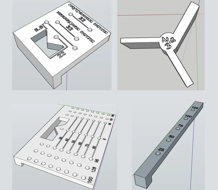 Bộ dụng cụ hỗ trợ khoan, lắp bản lề và tay nắm nội thất (Furniture tools) - Image 1
