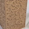 Hộp đựng bút họa tiết chạm khắc hoa văn cổ điển in 3D - Thumbnail 3