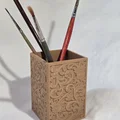 Hộp đựng bút họa tiết chạm khắc hoa văn cổ điển in 3D - Thumbnail 4