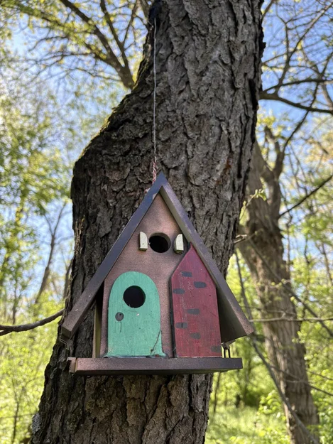 Mô hình nhà cho chim xinh xắn bằng in 3D (Bird House) - Image 1