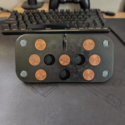 Dock Steam Controller của Mechanism: gắn tạ 50 penny & chân keo nến