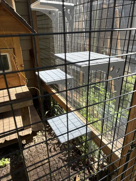 Kệ treo 3D cho chuồng mèo (Catio) – Thiết kế leo trèo thông minh - Image 1