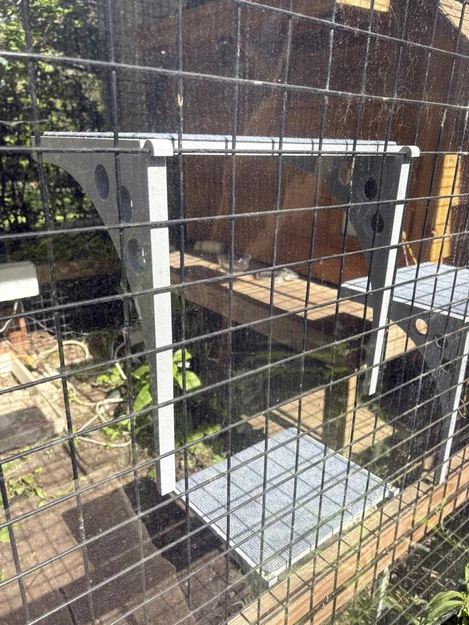 Kệ treo 3D cho chuồng mèo (Catio) – Thiết kế leo trèo thông minh - Image 2