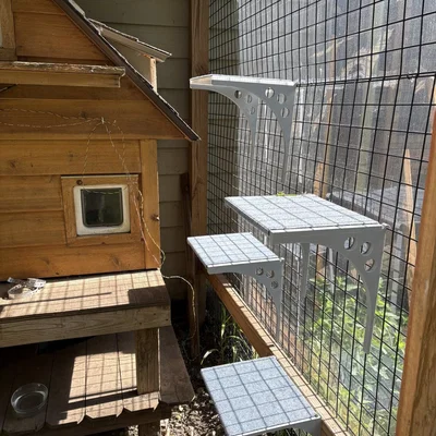 Kệ treo 3D cho chuồng mèo (Catio) – Thiết kế leo trèo thông minh