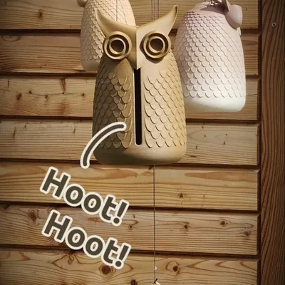 Chuông gió Cú kêu “Hooting Owl Wind Chime”