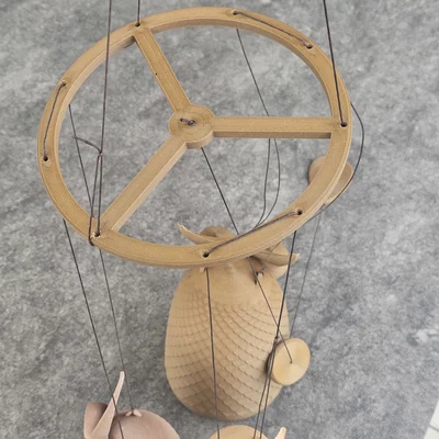 Chuông gió Cú kêu “Hooting Owl Wind Chime”