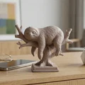 Mô hình chú lười ngủ trên cành cây - Trang trí 3D dễ thương - Thumbnail 1