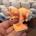 Mô hình chú lười ngủ trên cành cây - Trang trí 3D dễ thương - Thumbnail 4