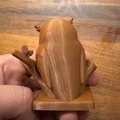 Tượng Cú Mèo Đang Ngủ Trên Cành Cây Dễ Thương - Mô Hình In 3D - Thumbnail 5