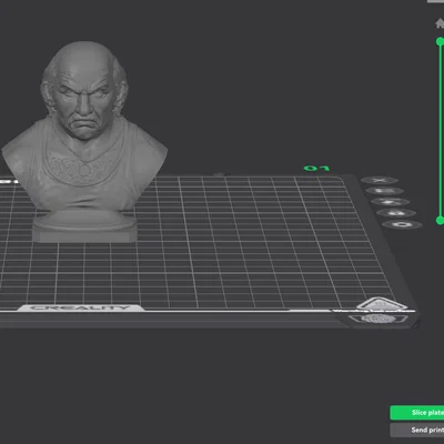 Tượng bán thân Carl Brutananadilewski từ ATHF - Mô hình 3D ấn tượng