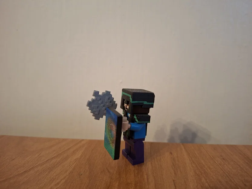 LEGO Minecraft Shield (Khiên) – Chi tiết để gắn cho nhân vật LEGO - Image 2