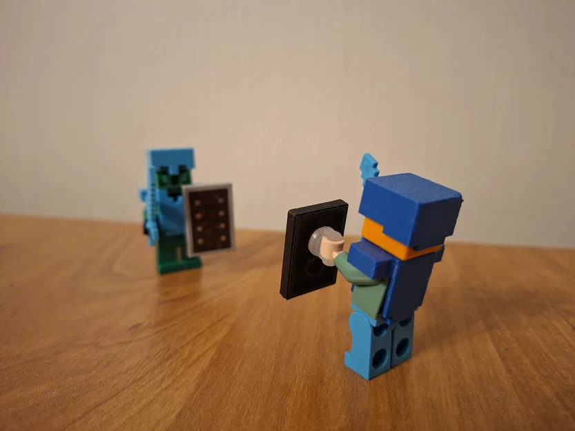LEGO Minecraft Shield (Khiên) – Chi tiết để gắn cho nhân vật LEGO - Image 3