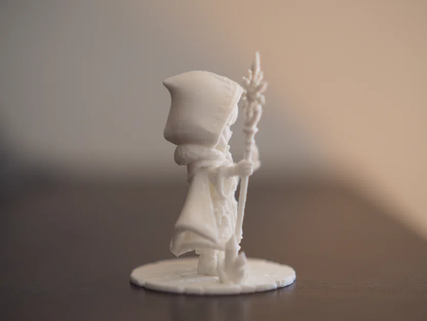 Frostveil – Nữ Pháp Sư Băng Chibi 70mm Fantasy - Image 5