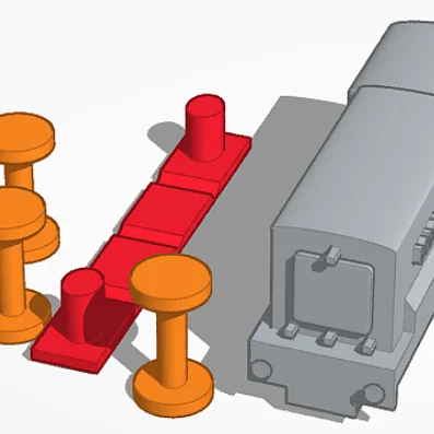 Mô hình tàu hỏa BR class 08 (Dodge) - Tự in 3D dễ dàng