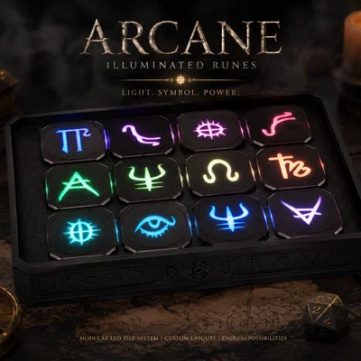 Arcane Illuminated Runes – Bộ rune phát sáng thay tile fantasy