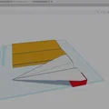 Kẹp đánh dấu trang sách hình máy bay giấy (Paper Plane Bookmark) - Thumbnail 1